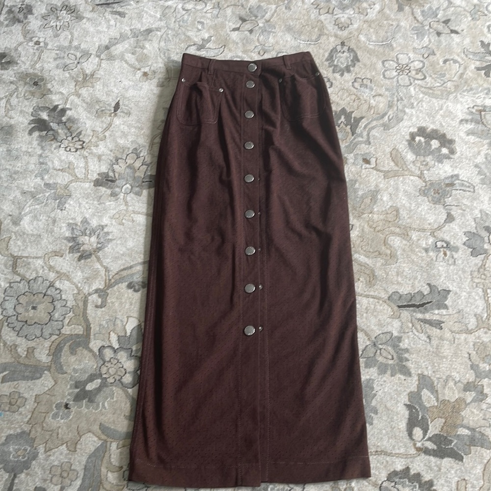 Krizia jeans maxi skirt
